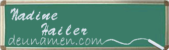 Nadine Hailer Visitenkarte